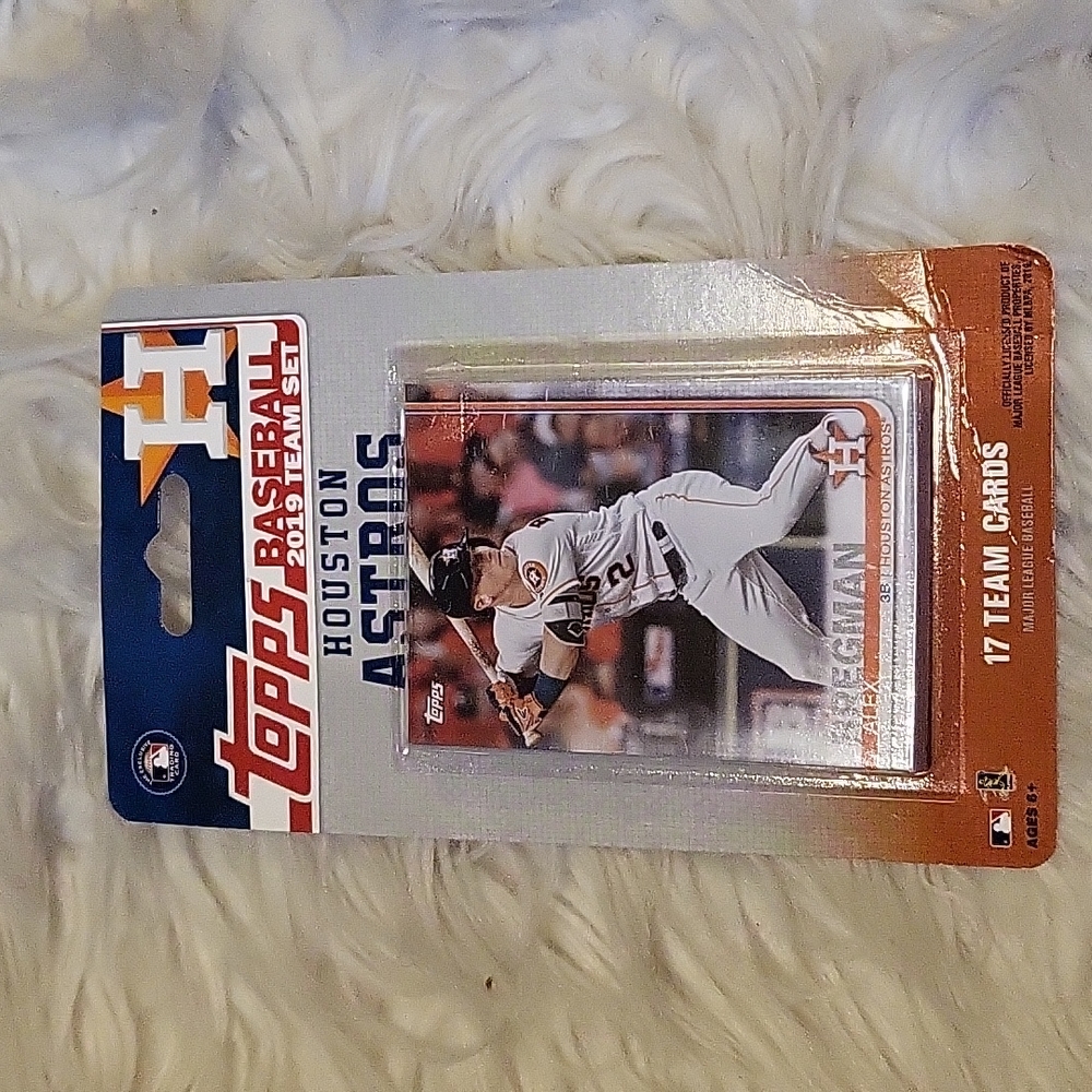 Houston Astros Topps Baseball 2019 Team Set Bregman, Altuve, Verlander, etc.
